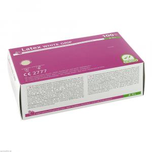 MEDI-INN White Grip Latex Unt.Hands.pf.Gr.L weiß