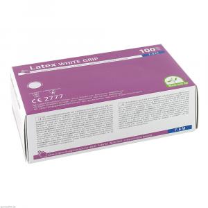 MEDI-INN White Grip Latex Unt.Hands.pf.Gr.M weiß