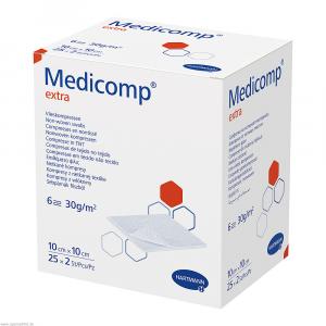MEDICOMP extra Vlieskomp.steril 10x10 cm 6fach