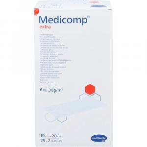 MEDICOMP extra Vlieskomp.steril 10x20 cm 6fach