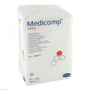 MEDICOMP extra Vlieskomp.unsteril 10x10 cm 6fach