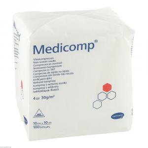 MEDICOMP Vlieskomp.unsteril 10x10 cm 4fach
