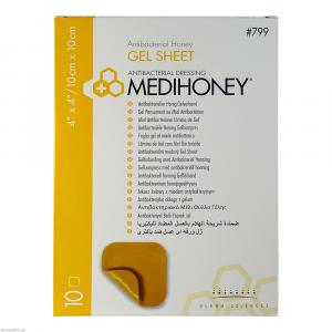 MEDIHONEY antibakterieller Gelverband 10x10 cm