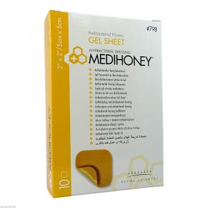MEDIHONEY antibakterieller Gelverband 5x5 cm