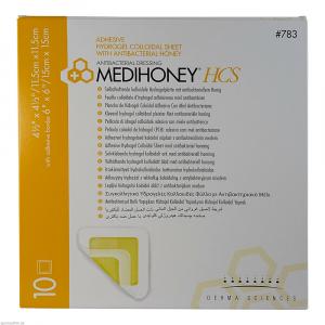 MEDIHONEY HCS Hydrogelverband 11,5x11,5 cm adhesiv