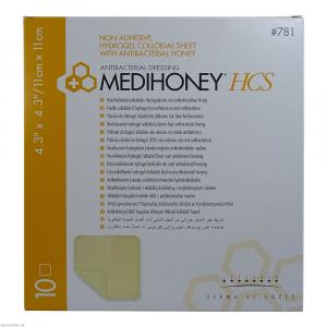 MEDIHONEY HCS Hydrogelverband 11x11 cm non-adhesiv
