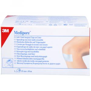 MEDIPORE Fixiervlies 15 cmx10 m auf Liner 2991/3