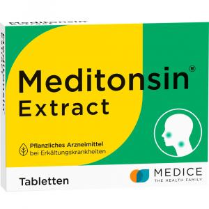 MEDITONSIN Extract pflanzliche Erkältungstabletten