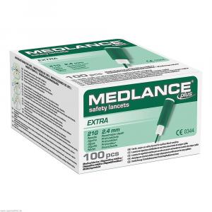 MEDLANCE plus Extra Sicherheitslanz.21 G 2,4mm