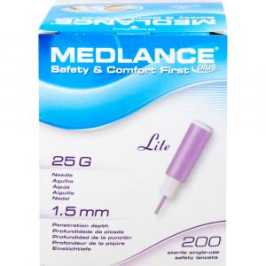 MEDLANCE plus Lite Sicherheitslanzetten 25 G 1,5mm