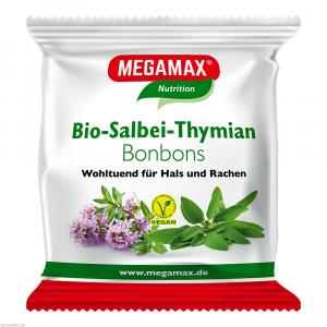 MEGAMAX Bio Salbei-Thymian Bonbons