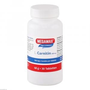 MEGAMAX L-Carnitin 500 mg Tabletten