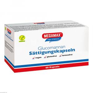 MEGAMAX Sättigungskapseln Glucomannan
