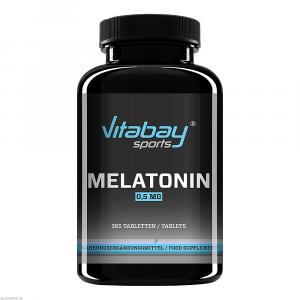 MELATONIN 0,5 mg Schlaf-Hormon vegan Tabletten