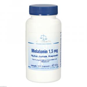 MELATONIN 1,5 mg Ruhe Junek Kapseln