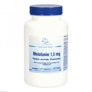 MELATONIN 1,5 mg Ruhe Junek Kapseln