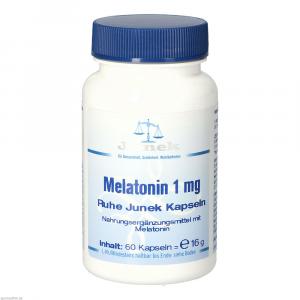 MELATONIN 1 mg Ruhe Junek Kapseln