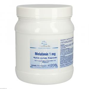 MELATONIN 1 mg Ruhe Junek Kapseln