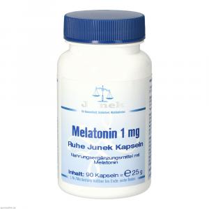 MELATONIN 1 mg Ruhe Junek Kapseln