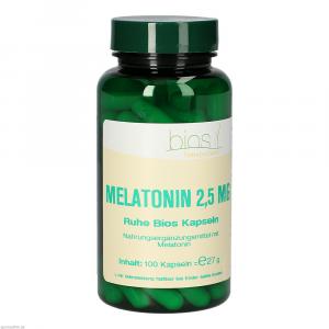 MELATONIN 2,5 mg Ruhe Bios Kapseln