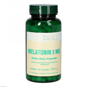 MELATONIN 3 mg Ruhe Bios Kapseln
