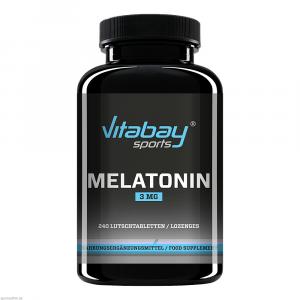 MELATONIN 3 mg Schlaf-Hormon vegan Lutschtabletten