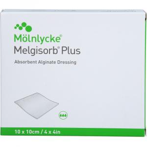 MELGISORB Plus Alginat Verband 10x10 cm steril