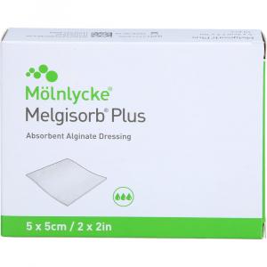 MELGISORB Plus Alginat Verband 5x5 cm steril