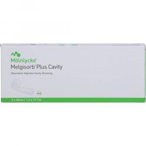 MELGISORB Plus Cavity Alginat 3x45 cm Tamponade