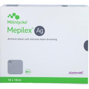MEPILEX Ag Schaumverband 10x10 cm steril