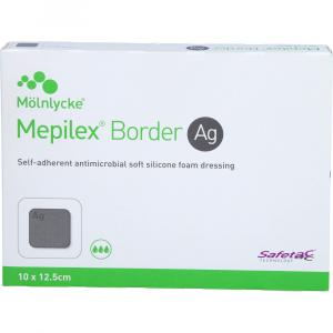 MEPILEX Border Ag Schaumverb.10x12,5 cm steril