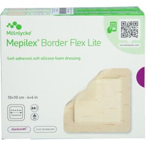 MEPILEX Border Flex Lite Schaumverband 10x10 cm