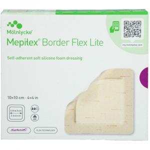 MEPILEX Border Flex Lite Schaumverband 10x10 cm