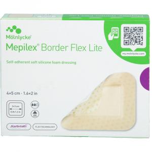 MEPILEX Border Flex Lite Schaumverband 4x5 cm