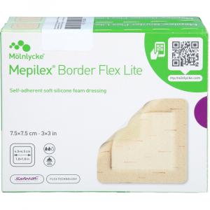 MEPILEX Border Flex Lite Schaumverband 7,5x7,5 cm