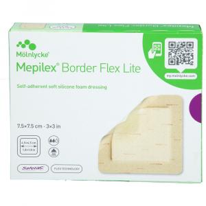 MEPILEX Border Flex Lite Schaumverband 7,5x7,5 cm