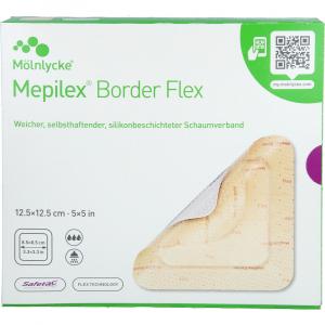 MEPILEX Border Flex Schaumverb.haft.12,5x12,5 cm