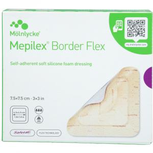 MEPILEX Border Flex Schaumverb.haft.7,5x7,5 cm