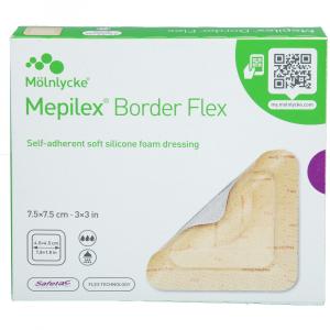 MEPILEX Border Flex Schaumverb.haft.7,5x7,5 cm