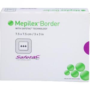 MEPILEX Border Schaumverband 7,5x7,5 cm