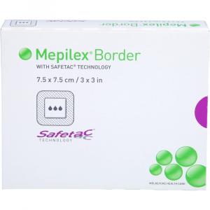 MEPILEX Border Schaumverband 7,5x7,5 cm