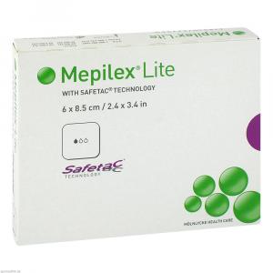 MEPILEX Lite Schaumverband 6x8,5 cm steril