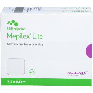 MEPILEX Lite Schaumverband 7,5x8,5 cm steril