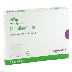 MEPILEX Lite Schaumverband 7,5x8,5 cm steril