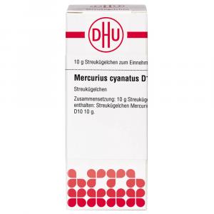 MERCURIUS CYANATUS D 10 Globuli Ind.Fert.