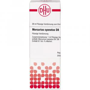 MERCURIUS CYANATUS D 8 Dilution