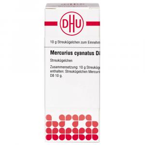 MERCURIUS CYANATUS D 8 Globuli Ind.Fert.