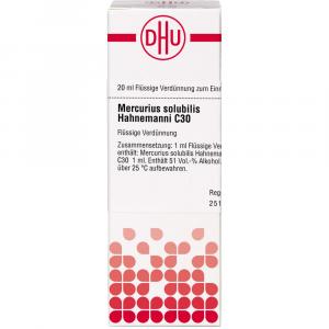 MERCURIUS SOLUBILIS Hahnemanni C 30 Dilution