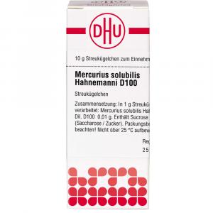 MERCURIUS SOLUBILIS Hahnemanni D 100 Globuli