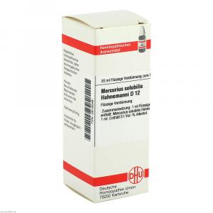 MERCURIUS SOLUBILIS Hahnemanni D 12 Dilution